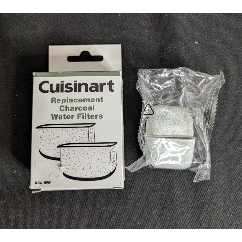 Cuisinart 2 replacement‎ Charcoal water filters for coffee makers DCC-RWF NEW